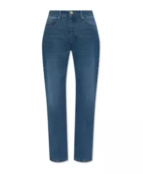 Джинсы с высокой талией Ami Paris, синий