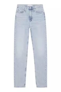 Джинсы с высокой талией Calvin Klein Jeans, синий