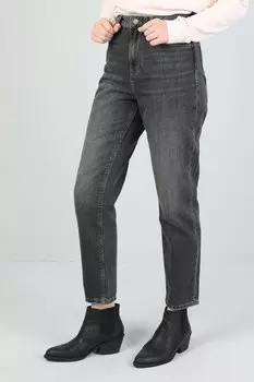 Джинсы с высокой талией Colin'S, серый