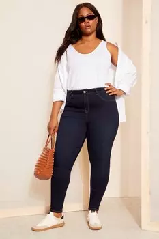 Джинсы с высокой талией Friends Like These, синий