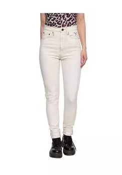 Джинсы с высокой талией и 5-карманным дизайном Betty Queen Kerosin, белый