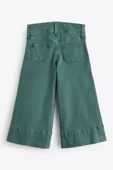 Джинсы с высокой талией и широкими штанинами Gap, зеленый