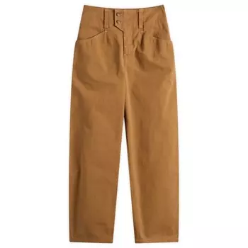 Джинсы с высокой талией Oumaya Isabel Marant, цвет cognac