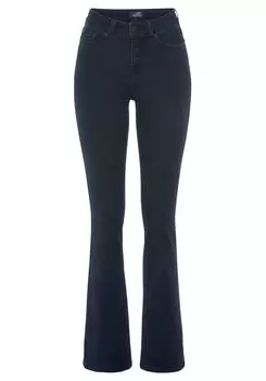 Джинсы с загрузочным кроем Arizona Arizona, темно-синий