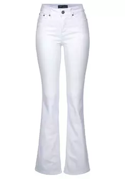 Джинсы с загрузочным кроем Arizona, белый