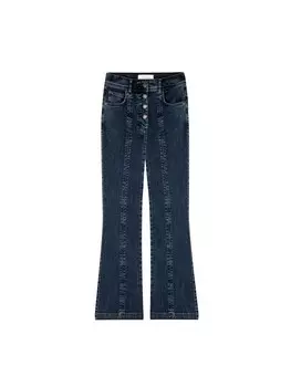 Джинсы с загрузочным кроем Scalpers RAQUE, темно-синий