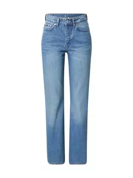 Джинсы с загрузочным кроем Weekday, синий джинсовый