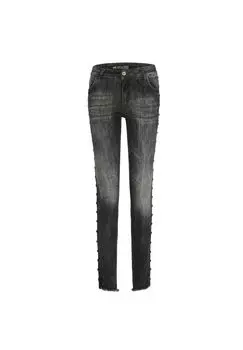 Джинсы с заклепками-качалками CIPO & BAXX, черный