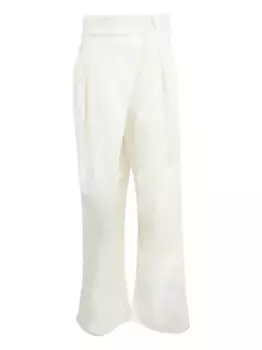 Джинсы с защипами и складками LOEWE, белый