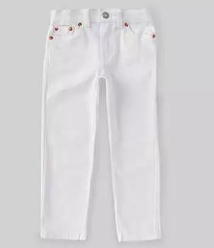 Джинсы с зауженным кроем Levi's Little Boys 2T-7X 502 Regular, белый