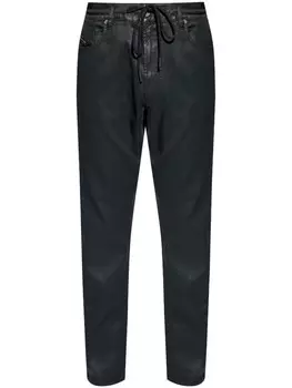Джинсы с завязками Diesel, черный