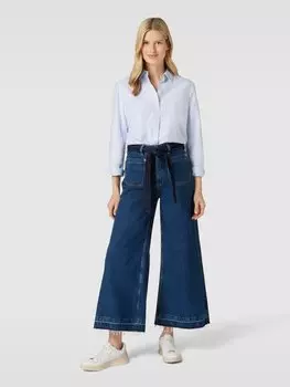 Джинсы с завязывающимся поясом Scotch & Soda, темно-синий