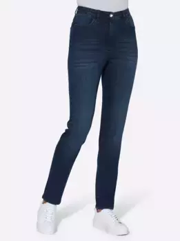 Джинсы с завышенной талией Classic Basics (1 шт.), синий