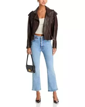 Джинсы с завышенной талией и расклешенными штанинами Reboot в цвете Lark FRAME, синий