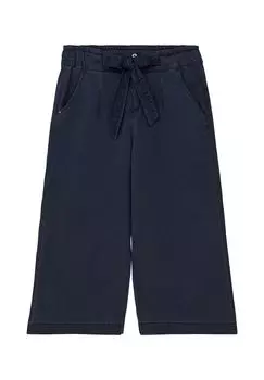 Джинсы с завышенной талией и завязывающимся ремнем sheego, цвет Dark Blue Denim