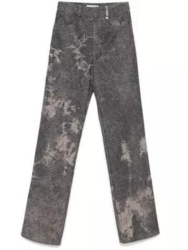 Джинсы с завышенной талией NISSA, серый