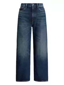 Джинсы с завышенной талией POLO RALPH LAUREN, синий