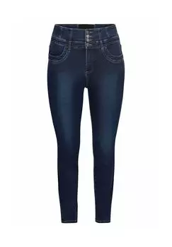 Джинсы с завышенной талией sheego, цвет Dark Blue Denim