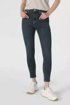 Джинсы с завышенной талией выше щиколотки Colin'S, синий