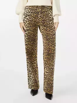 Джинсы с завышенной талией Y.A.S "YASLEONORA HW DENIM JEANS NOOS", цвет Nomad Aop:W. Leo