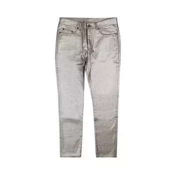 Джинсы Saint Laurent Denim 'Silver', серебряный
