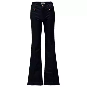 Джинсы Salsa Destiny Front Buttons Push Up Flare Fit, черный