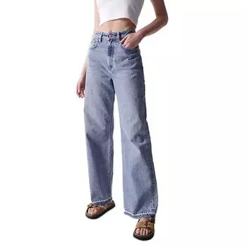 Джинсы Salsa True Wide High Waist, синий