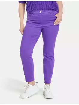 Джинсы SAMOON, цвет purple plum