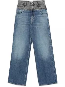 Джинсы SANDRO с двойным поясом, синий