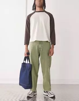 Джинсы Santa Cruz Carpenter Big denim цвета стираный хаки