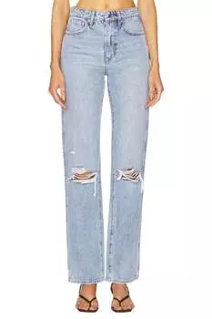 Джинсы Sara Super High Rise Slim Straight в цвете Red Rock GRLFRND