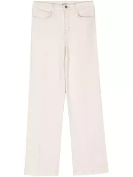 Джинсы Scottie широкого кроя L'Agence, белый