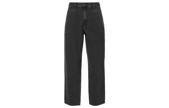 Джинсы серии U FW23 унисекс темно-серые Uniqlo, темно-серый