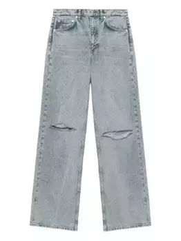 Джинсы Shea с рваными коленями rag & bone, синий