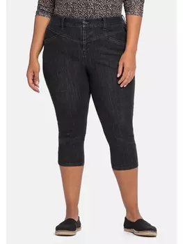 Джинсы sheego Capri, черный