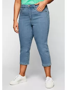 Джинсы sheego Capri, цвет light blue Denim