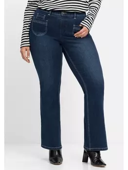 Джинсы sheego, цвет dark blue Denim