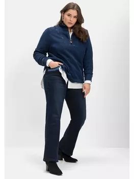 Джинсы sheego, цвет dark blue used Denim