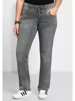 Джинсы sheego, цвет grey Denim