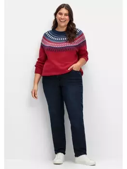 Джинсы sheego Gerade, цвет dark blue Denim