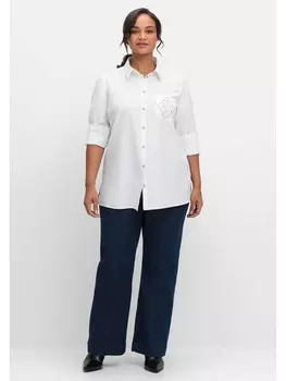 Джинсы sheego Weite Jeans, цвет blue Denim