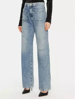 Джинсы широкие Just Cavalli, синий