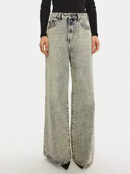 Джинсы широкие One Teaspoon, синий