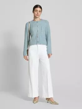 Джинсы широкие с накладными карманами модель «MIRU» Raffaello Rossi, кремовый