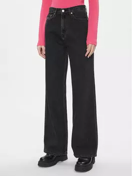 Джинсы широкие Tommy Jeans, черный