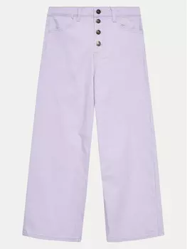 Джинсы широкие United Colors Of Benetton, фиолетовый