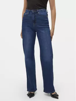 Джинсы широкие Vero Moda, синий