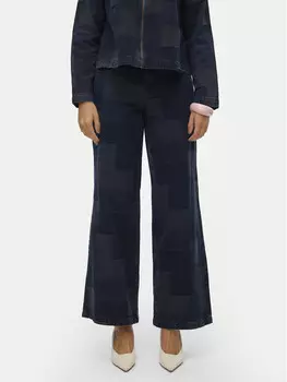 Джинсы широкие Vero Moda, синий