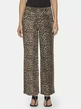 Джинсы широкие Vila, бежевый