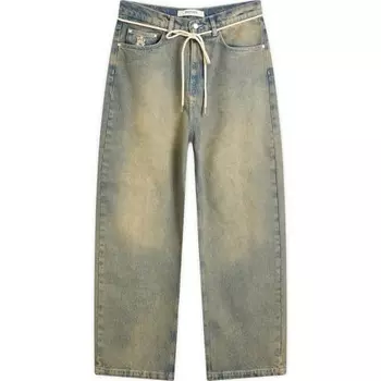 Джинсы широкого кроя About:Blank, синий